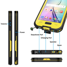 Load image into Gallery viewer, Galaxy S6 Waterproof Case Punkcase SpikeStar Yellow Water/Shock/Dirt/Snow Proof | Lifetime Warranty (Color in image: teal)