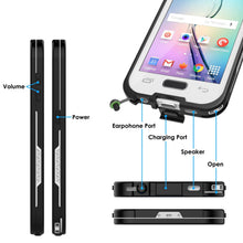 Load image into Gallery viewer, Galaxy S6 Waterproof Case, Punkcase SpikeStar White Water/Shock/Dirt/Snow Proof | Lifetime Warranty (Color in image: light blue)