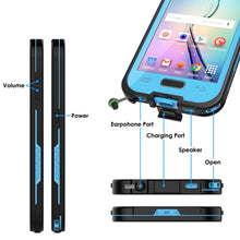 Load image into Gallery viewer, Galaxy S6 Waterproof Case, Punkcase SpikeStar Light Blue Water/Shock/Dirt Proof | Lifetime Warranty (Color in image: light green)
