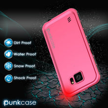 Load image into Gallery viewer, Galaxy S6 Waterproof Case PunkCase StudStar Pink Thin 6.6ft Underwater IP68 Shock/Dirt/Snow Proof (Color in image: teal)