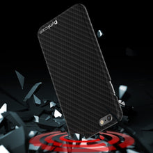 Charger l'image dans la galerie, iPhone 8 Case, Punkcase CarbonShield Jet Black with 0.3mm Tempered Glass