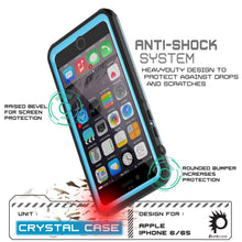 Charger l'image dans la galerie, iPhone 6/6S Waterproof Case, PUNKcase CRYSTAL Light Blue W/ Attached Screen Protector | Warranty (Color in image: pink)