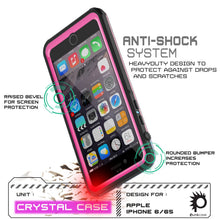 Charger l'image dans la galerie, iPhone 6/6S Waterproof Case, PUNKcase CRYSTAL Pink W/ Attached Screen Protector | Warranty (Color in image: red)