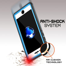 Charger l'image dans la galerie, iPhone 8+ Plus Waterproof Case, PUNKcase CRYSTAL Light Blue  W/ Attached Screen Protector  | Warranty (Color in image: white)