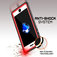 Charger l'image dans la galerie, iPhone 8+ Plus Waterproof Case, PUNKcase CRYSTAL Red W/ Attached Screen Protector  | Warranty (Color in image: white)