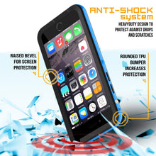 Charger l'image dans la galerie, Apple iPhone 8 Waterproof Case, PUNKcase CRYSTAL 2.0 Light Blue  W/ Attached Screen Protector  | Warranty (Color in image: Teal)