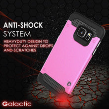 Load image into Gallery viewer, Galaxy s6 EDGE Plus Case PunkCase Galactic Pink Series Slim Armor Soft Cover w/ Screen Protector (Color in image: black)