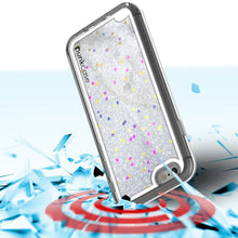 Charger l'image dans la galerie, iPhone 8 Case, PunkCase LIQUID Silver Series, Protective Dual Layer Floating Glitter Cover (Color in image: teal)