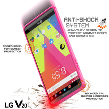Charger l'image dans la galerie, LG v20 Case Punkcase® LUCID 2.0 Pink Series w/ PUNK SHIELD Glass Screen Protector | Ultra Fit (Color in image: teal)