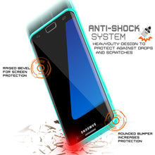 Load image into Gallery viewer, S7 Edge Case Punkcase® LUCID 2.0 Teal Series w/ PUNK SHIELD Screen Protector | Ultra Fit (Color in image: black)