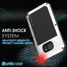 Charger l'image dans la galerie, Galaxy S7 EDGE Case, PUNKcase Metallic White Shockproof Slim Metal Armor Case (Color in image: silver)
