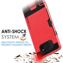 Charger l'image dans la galerie, Galaxy Note 5 Case PunkCase SLOT Red Series Slim Armor Soft Cover Case w/ Tempered Glass (Color in image: Silver)