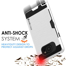 Charger l'image dans la galerie, Galaxy Note 5 Case PunkCase SLOT White Series Slim Armor Soft Cover Case w/ Tempered Glass (Color in image: Grey)