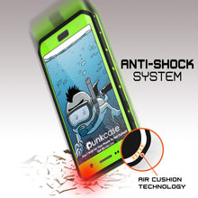 Load image into Gallery viewer, Galaxy S7 EDGE Waterproof Case PunkCase StudStar Light Green Thin 6.6ft Underwater IP68 ShockProof (Color in image: black)