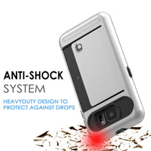 Charger l'image dans la galerie, Galaxy S6 EDGE Case PunkCase CLUTCH Silver Series Slim Armor Soft Cover Case w/ Screen Protector (Color in image: White)