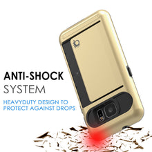 Load image into Gallery viewer, Galaxy s7 Case PunkCase CLUTCH Gold Series Slim Armor Soft Cover Case w/ Tempered Glass (Color in image: Silver)