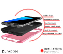 Load image into Gallery viewer, Galaxy s7 EDGE Case PunkCase SLOT Pink Series Slim Armor Soft Cover Case (Color in image: Gold)