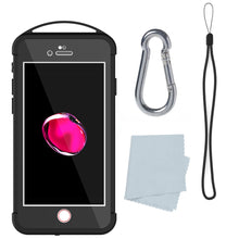 Charger l'image dans la galerie, iPhone 7 Waterproof Case, Punkcase ALPINE Series, CLEAR | Heavy Duty Armor Cover (Color in image: light blue)