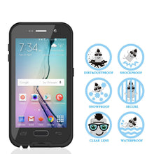 Load image into Gallery viewer, Galaxy S6 Waterproof Case, Punkcase SpikeStar Black Water/Shock/Dirt/Snow Proof | Lifetime Warranty (Color in image: white)
