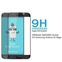 Load image into Gallery viewer, Galaxy S7 Black Screen Protector, Punkcase Glass SHIELD Tempered Glass Protector 0.33mm Thick 9H (Color in image: Clear)