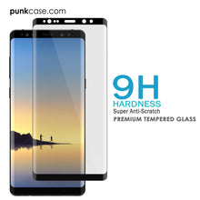 Charger l'image dans la galerie, Galaxy Note 9 Black Punkcase Glass SHIELD Tempered Glass Screen Protector 0.33mm Thick 9H Glass