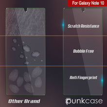Load image into Gallery viewer, Galaxy Note 10 Boîtier Punkcase Verre SHIELD Protecteur d'écran en verre trempé noir 0,33 mm d'épaisseur verre 9H.