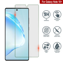 Charger l'image dans la galerie, Galaxy Note 10+ Plus Coque Noire Punkcase Glass SHIELD Protecteur d'écran en verre trempé de 0,33 mm d'épaisseur en verre 9H.