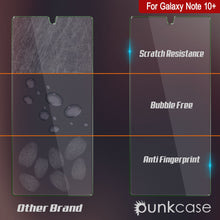 Charger l'image dans la galerie, Galaxy Note 10+ Plus Coque Noire Punkcase Glass SHIELD Protecteur d'écran en verre trempé de 0,33 mm d'épaisseur en verre 9H.