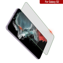 Charger l'image dans la galerie, Galaxy S22 Punkcase en verre noir Glass SHIELD Protecteur d'écran en verre trempé, épaisseur de 0,33 mm, verre 9H.