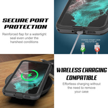 Charger l'image dans la galerie, SECURE PORT PROTECTION Reinforced flap for a watertight seal even under the Oversize charger cable harshest conditions may not be fit Ei a WIRELESS CHARGING COMPATIBLE Effortless charging without the need to remove your case (Color in image: light green)