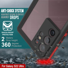 Charger l'image dans la galerie, ANTI-SHOCK SYSTEM HEAVYDUTY DESIGN TO PROTECT AGAINST DROPS i SHOCK-PROOF PROTECTION Meters 4 Drop height t e 36 degree Protection (9 2 2. Ife ee 2 2 ES SSS Se ae 7 For Galaxy S22 ee +223 ev (Color in image: white)