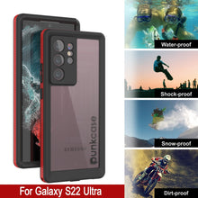 Charger l'image dans la galerie, i t a Shock-proof ew A Snow-proof Dirt-proof For Galaxy S22 Ultra (Color in image: black)