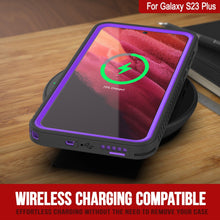 Charger l'image dans la galerie, Coque protectrice slim, résistante à l'eau et aux chocs pour Galaxy S23+ Plus, de la série extrême, avec protecteur d'écran en violet.