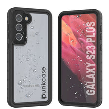Charger l'image dans la galerie, Coque étanche Galaxy S23+ Plus PunkCase StudStar claire et fine, résistante à l'eau jusqu'à 6,6 pieds sous l'eau, IP68, protège contre les chocs/neige.