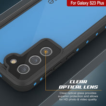 Charger l'image dans la galerie, Coque étanche Galaxy S23+ Plus PunkCase StudStar Light Blue Fine 6,6ft sous l'eau IP68 Antichoc.