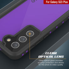Charger l'image dans la galerie, Coque étanche Galaxy S23+ Plus PunkCase StudStar Violet fine 6,6 pieds prévisionnelle IP68 antichoc/neige