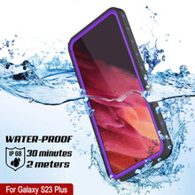 Charger l'image dans la galerie, Coque étanche Galaxy S23+ Plus PunkCase StudStar Violet fine 6,6 pieds prévisionnelle IP68 antichoc/neige