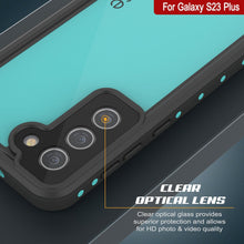 Charger l'image dans la galerie, Étui étanche Galaxy S23+ Plus PunkCase StudStar Teal Thin 6.6ft Étanche IP68 Résistant aux Chocs/Neige.