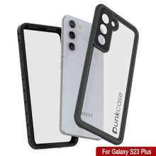 Charger l'image dans la galerie, Coque étanche Galaxy S23+ Plus PunkCase StudStar claire et fine, résistante à l'eau jusqu'à 6,6 pieds sous l'eau, IP68, protège contre les chocs/neige.