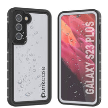 Charger l'image dans la galerie, Étui étanche Galaxy S23+ Plus, Punkcase StudStar Blanc mince de 6,6 pieds résistant IP68 aux chocs/neige