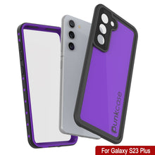 Charger l'image dans la galerie, Coque étanche Galaxy S23+ Plus PunkCase StudStar Violet fine 6,6 pieds prévisionnelle IP68 antichoc/neige