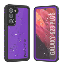 Charger l'image dans la galerie, Coque étanche Galaxy S23+ Plus PunkCase StudStar Violet fine 6,6 pieds prévisionnelle IP68 antichoc/neige