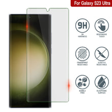 Charger l'image dans la galerie, Galaxy S23 Ultra Coque blanche en verre Punkcase Glass SHIELD Protecteur d'écran en verre trempé 0,33 mm d'épaisseur Verre 9H