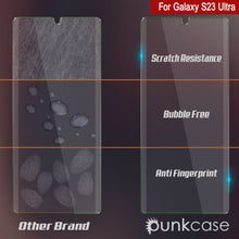 Charger l'image dans la galerie, Galaxy S23 Ultra Coque blanche en verre Punkcase Glass SHIELD Protecteur d'écran en verre trempé 0,33 mm d'épaisseur Verre 9H