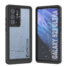 Charger l'image dans la galerie, Étui étanche Galaxy S23 Ultra PunkCase StudStar Clear Thin 6.6ft résistant à l'eau IP68 étanche / antichoc / neige.