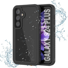 Charger l'image dans la galerie, Coque étanche PunkCase StudStar pour Galaxy S24+ Plus, noire, fine, 2 m, étanche IP68, résistante aux chocs et à la neige