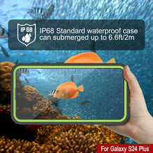 Charger l'image dans la galerie, Coque étanche pour Galaxy S24+ Plus PunkCase StudStar Vert clair Mince 2 m Sous l'eau IP68 Antichoc