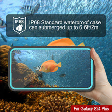 Charger l'image dans la galerie, Coque étanche pour Galaxy S24+ Plus PunkCase StudStar Teal fine 2 m sous l'eau IP68 résistante aux chocs et à la neige