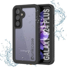 Charger l'image dans la galerie, Coque étanche pour Galaxy S24+ Plus PunkCase StudStar transparente et fine, 2 m, étanche IP68, résistante aux chocs et à la neige