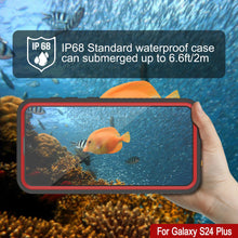 Charger l'image dans la galerie, Coque étanche pour Galaxy S24+ Plus PunkCase StudStar Rouge Mince 2 m Sous-marine IP68 Résistant aux chocs/à la neige